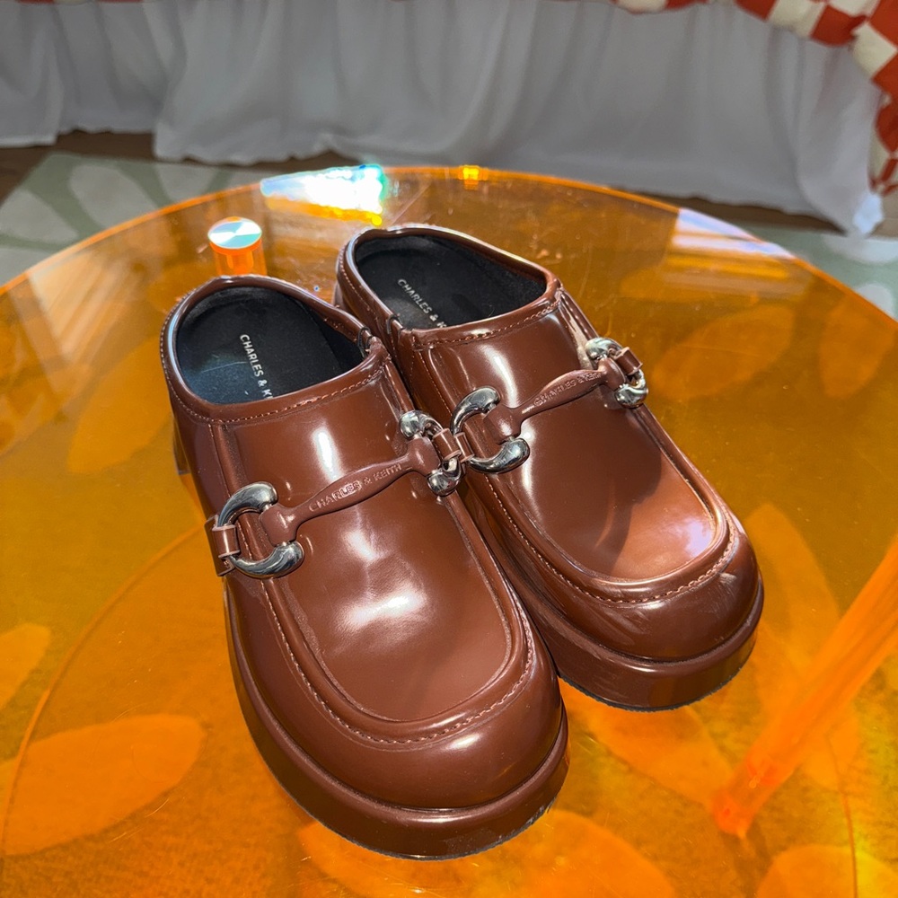 Charles & Keith Brown Loafers